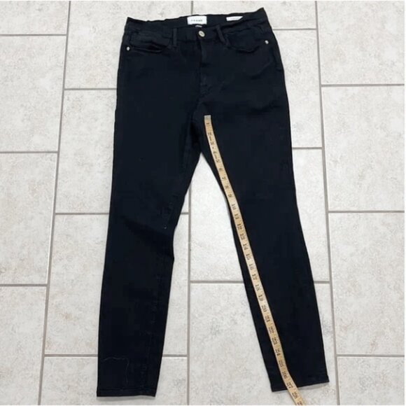 FRAME DENIM Le High Skinny size 31 black - Picture 7 of 12